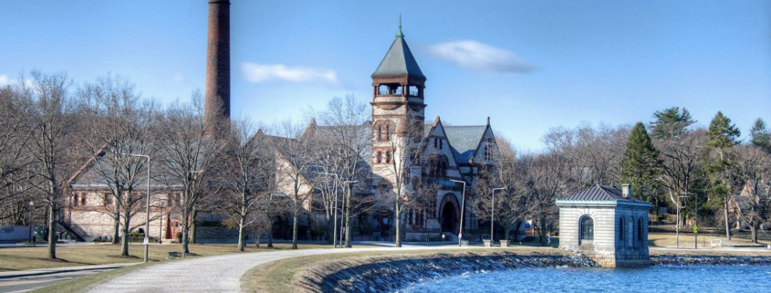 Chestnut Hill Reservoir and Waterworks Museum in Massachusetts