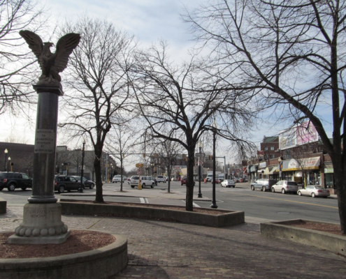 Union Square in Allston, Massachusetts