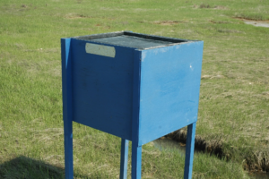Blue Greenhead Fly Control Box Photo from HSOY Blog 20221213