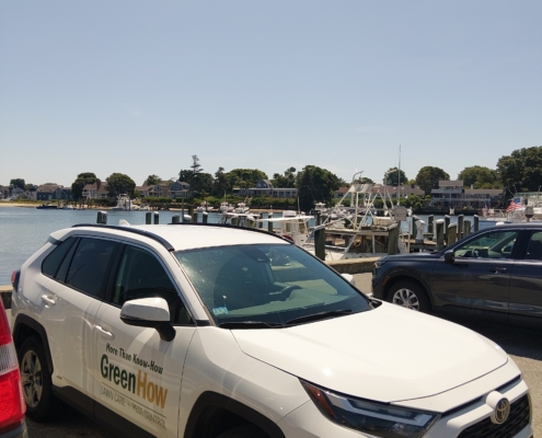 Greenhow Inc Rav4 parked at Hyannis Harbor